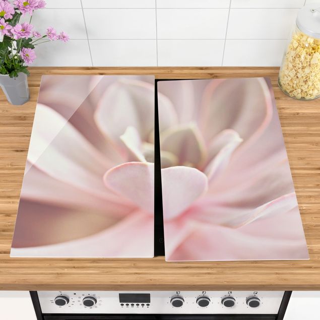decoraçao cozinha Light Pink Succulent Flower