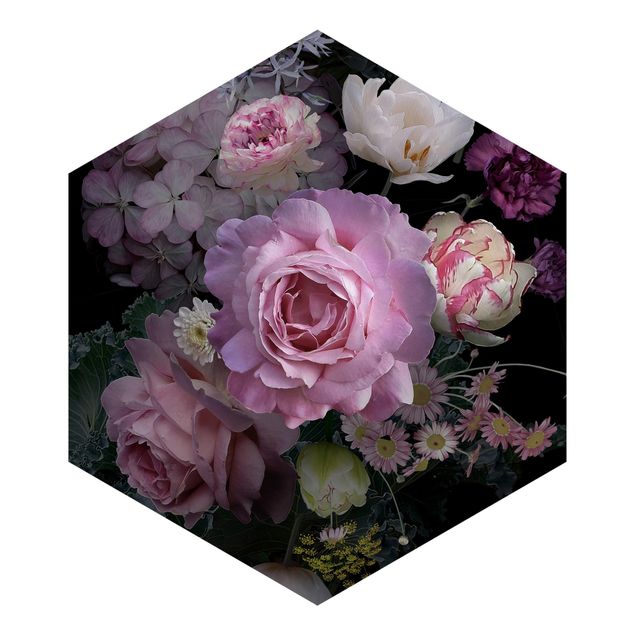 Papel de parede rosa Bouquet Of Gorgeous Roses