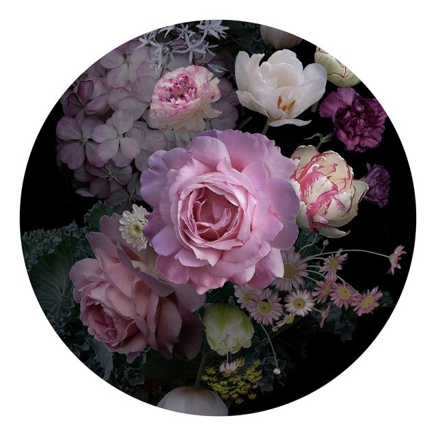 Papel de parede estilo rústico Bouquet Of Gorgeous Roses