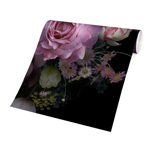 papel parede de flor Bouquet Of Gorgeous Roses