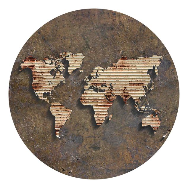 papéis de parede mapa mundi Rust World Map