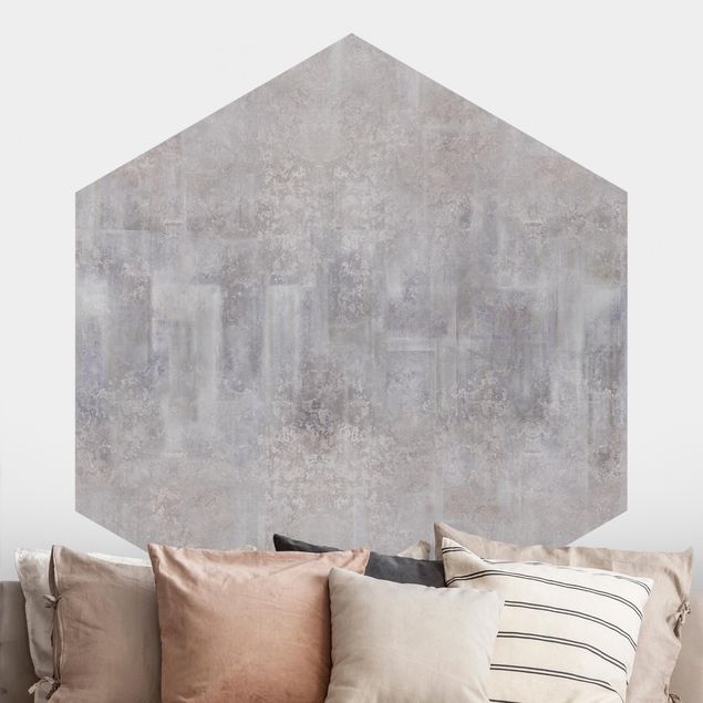 papel de parede pedra Rustic Concrete Pattern Grey