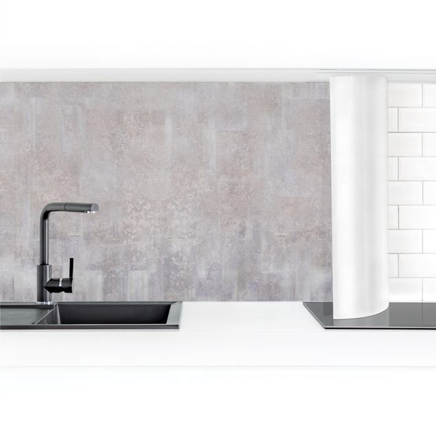 backsplash cozinha Rustic Concrete Pattern Grey