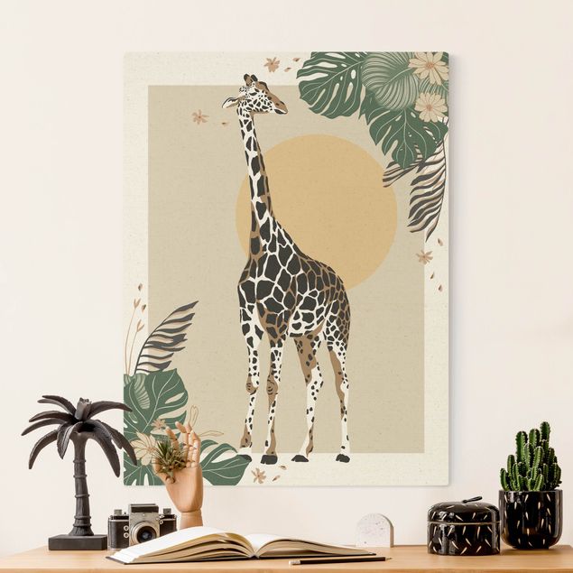Telas decorativas girafas Safari Animals - Giraffe