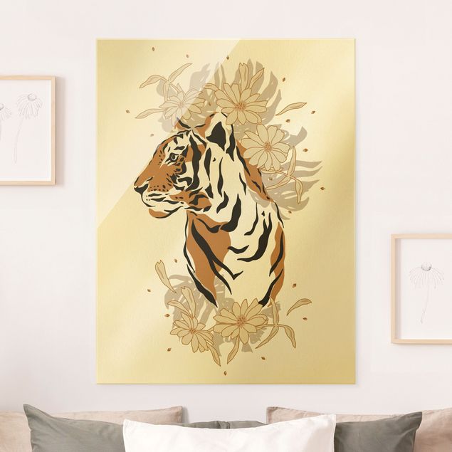 Quadros tigres Safari Animals - Portrait Tiger