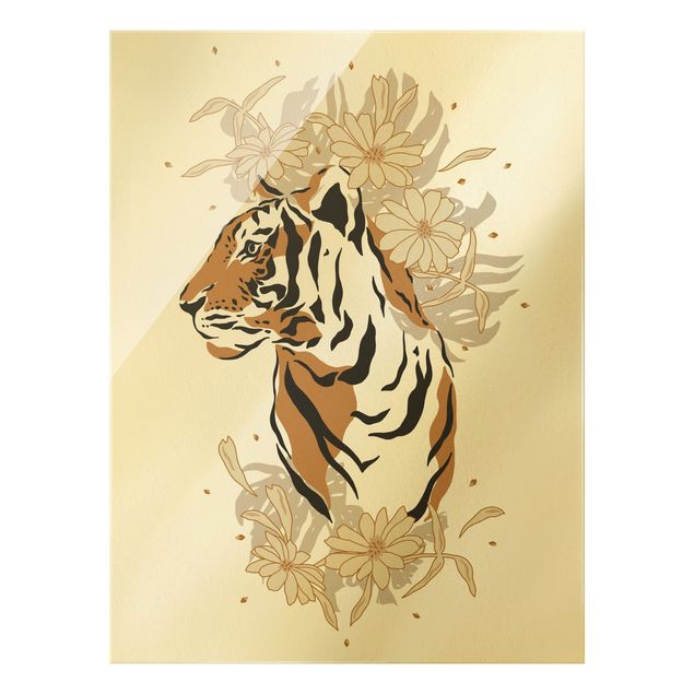 Quadros decorativos Safari Animals - Portrait Tiger