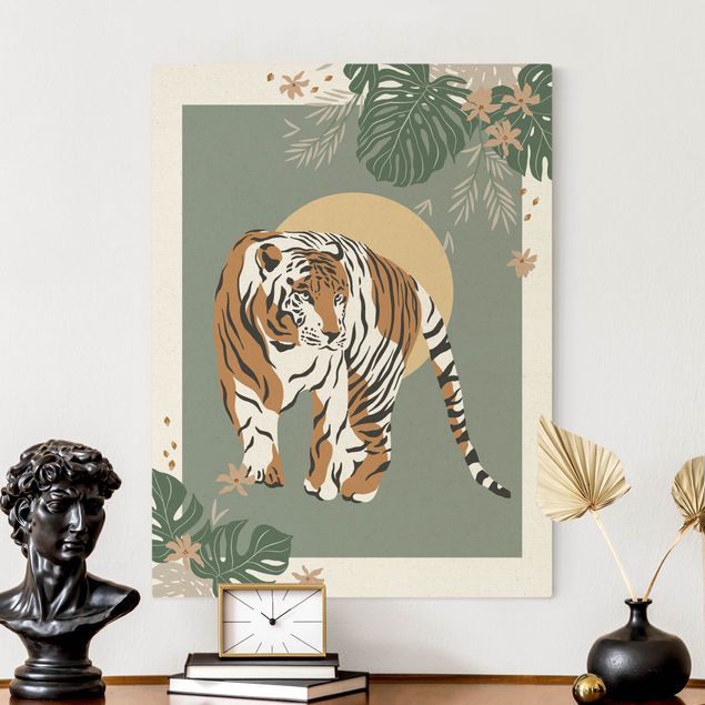 Telas decorativas tigres Safari Animals - Tiger