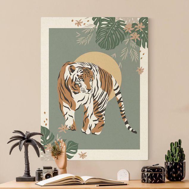 Quadros tigres Safari Animals - Tiger