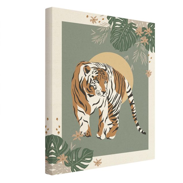 Quadros decorativos Safari Animals - Tiger