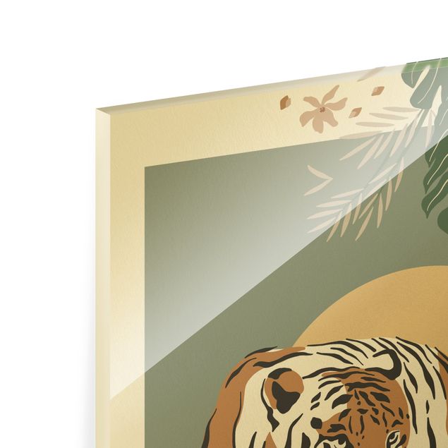 Quadros decorativos Safari Animals - Tiger