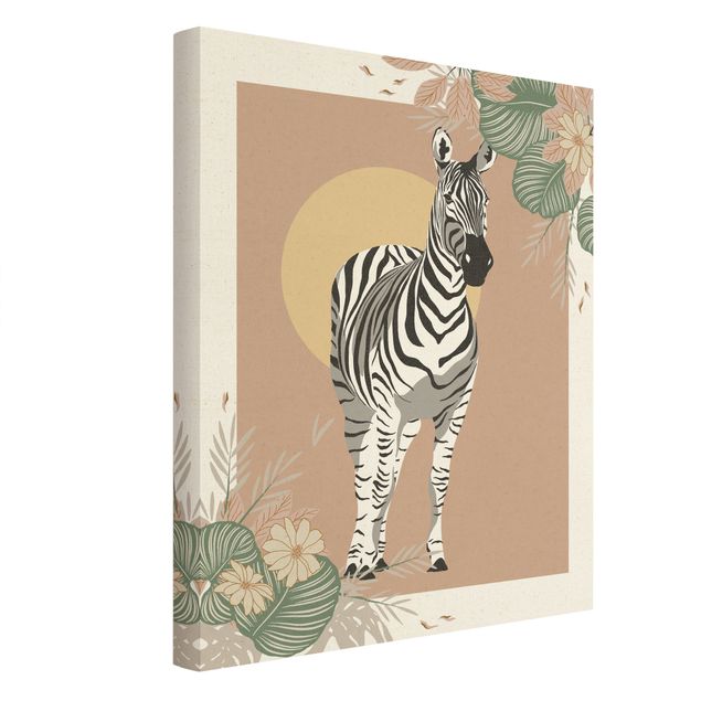 Quadros decorativos Safari Animals - Zebra