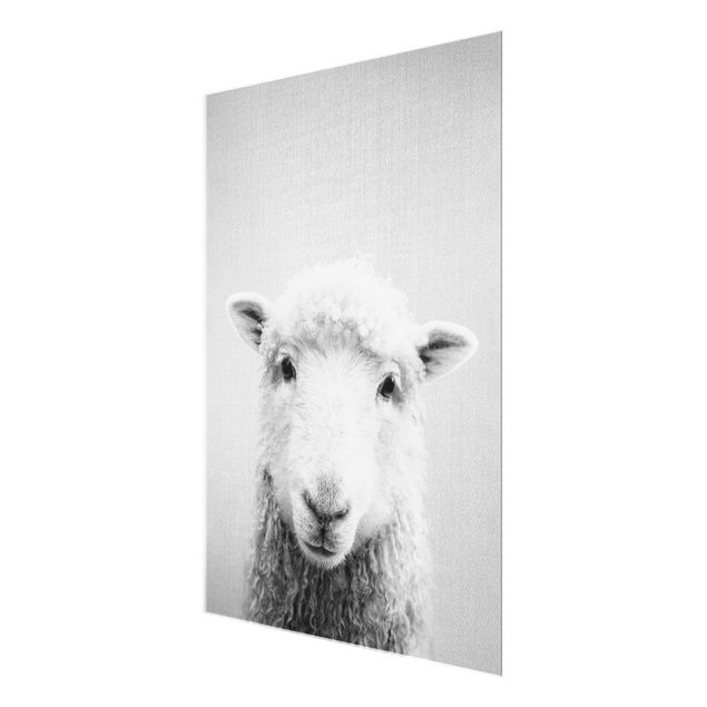 decoração quadros Sheep Steffi Black And White