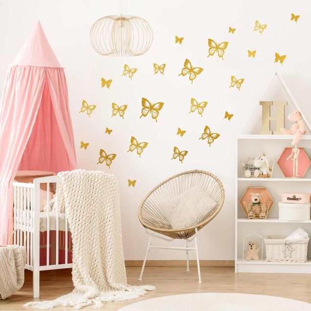 Autocolantes parede Butterfly Set III