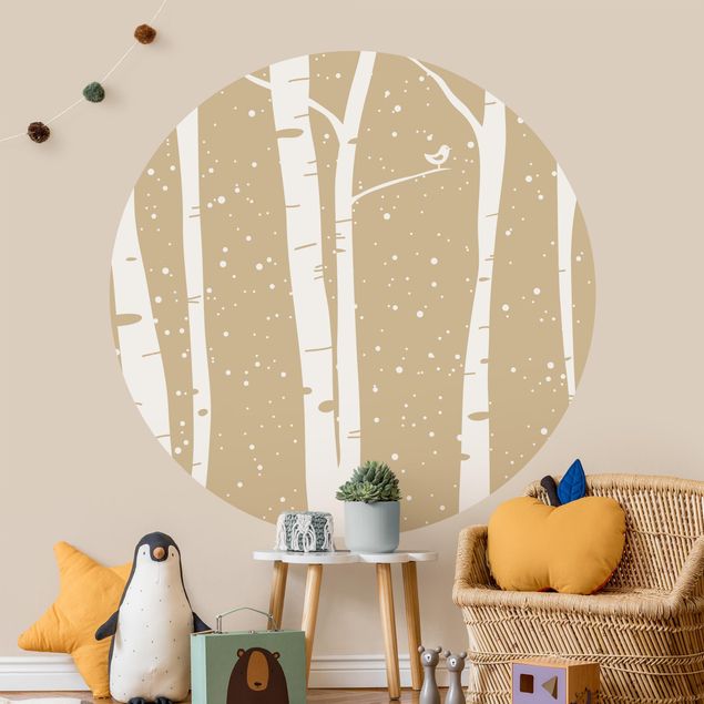 decoração para quartos infantis Snowconcert Between Birches