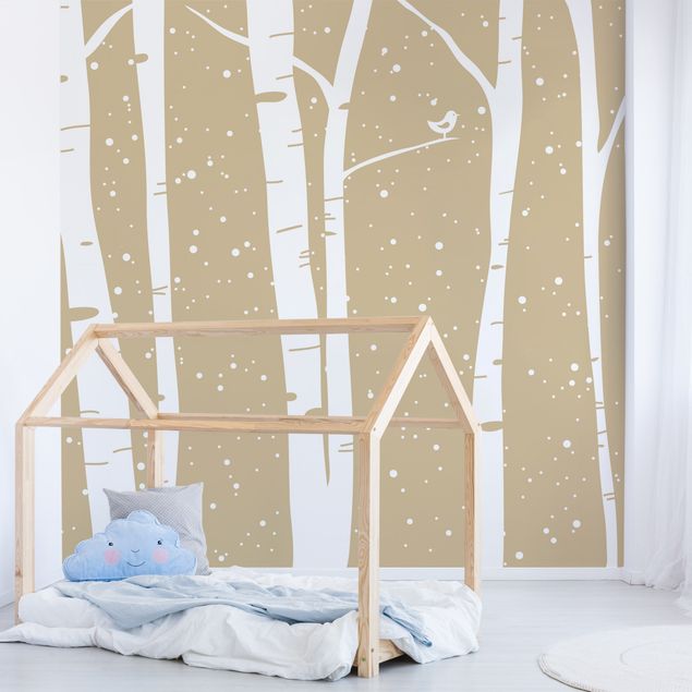 decoração para quartos infantis Snowconcert Between Birches