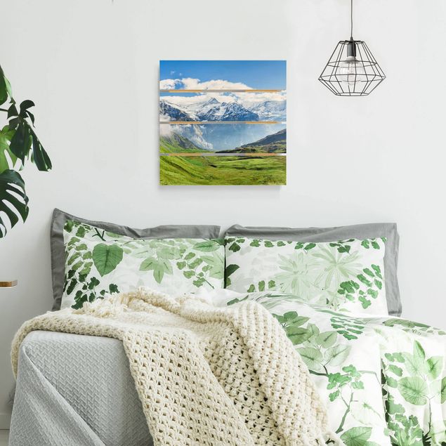 quadros para parede Swiss Alpine Panorama