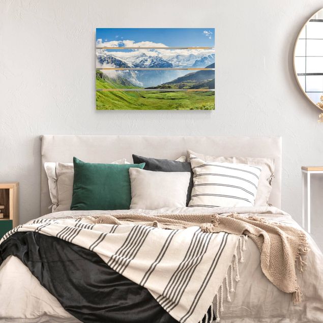 quadros para parede Swiss Alpine Panorama