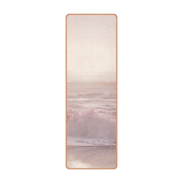 Tapete de ioga Sunset In Pale Pink