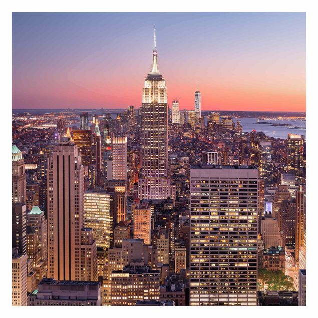 Quadros de Rainer Mirau Sunset Manhattan New York City
