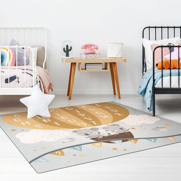 Tapetes pastel Playoom Mat ABC - Learning Easily with Koalas
