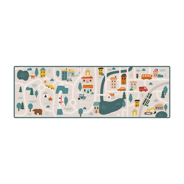 tapetes pequenos Playoom Mat Smalltown - From the City Into Nature