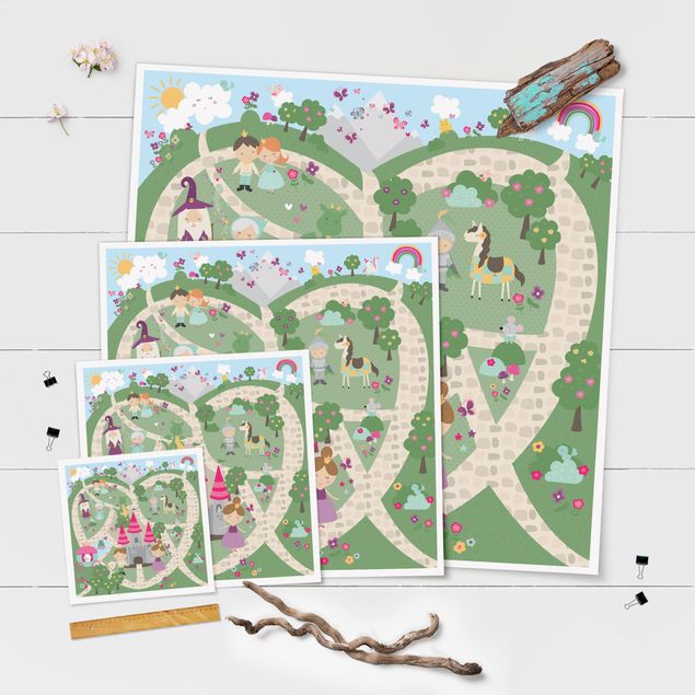 Posters Playoom Mat Wonderland - The Path To The Castle
