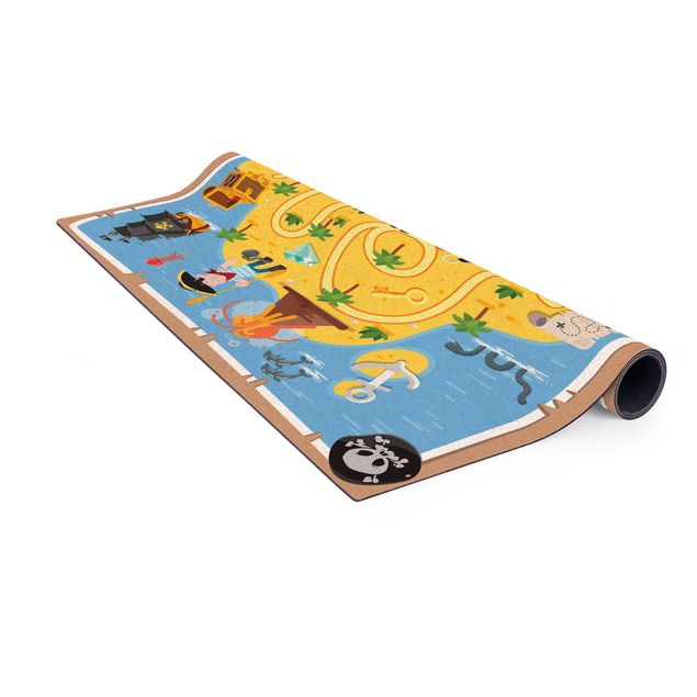 tapetes pequenos Playoom Mat Pirates  - Looking For the Treasure