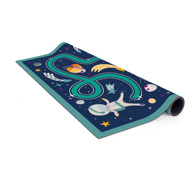 tapete colorido Playoom Mat Space- Back To The Rocket Ship
