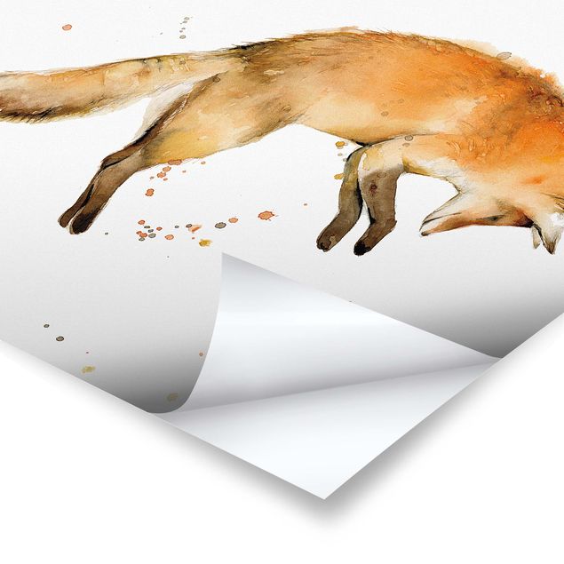 Posters Leaping Fox