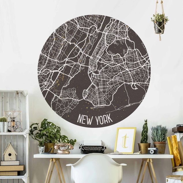 decoraçoes cozinha City Map New York- Retro