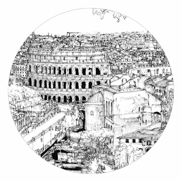 papéis de parede cidade City Study - Rome