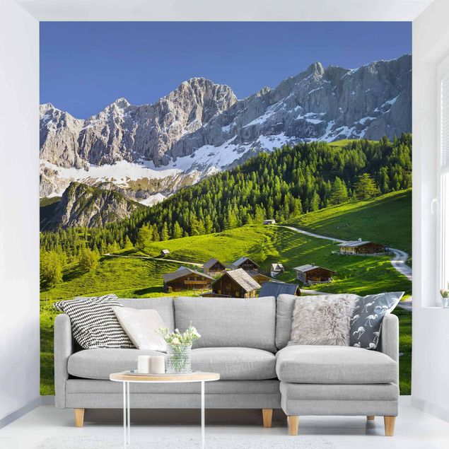 Papel de parede montanhas Styria Alpine Meadow