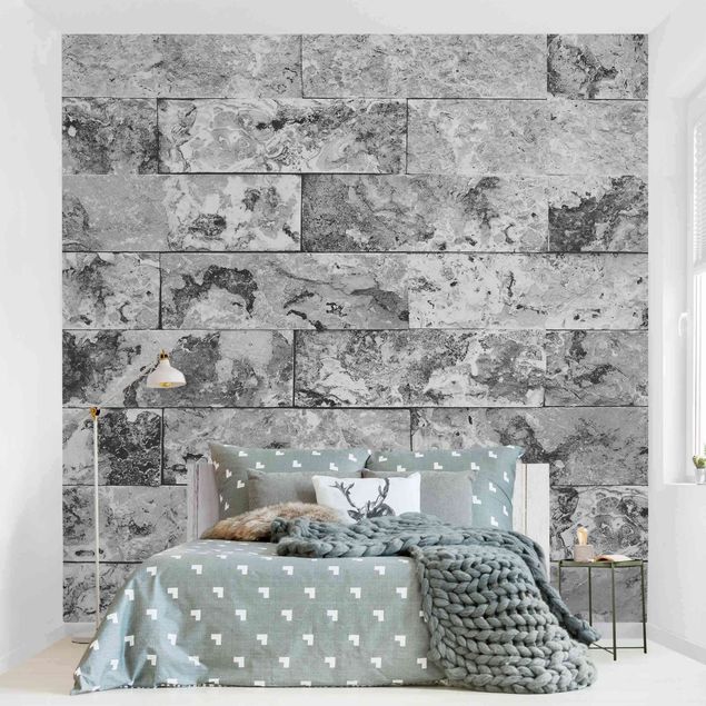 decoraçoes cozinha Stone Wall Natural Marble Grey