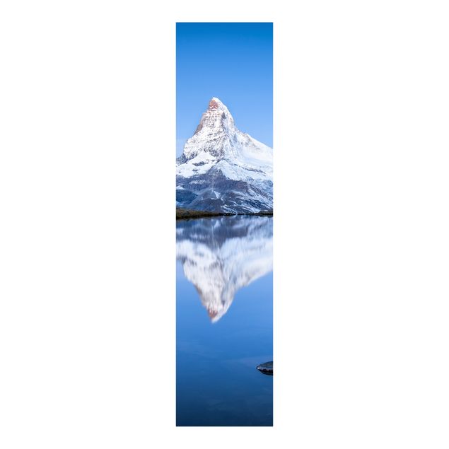 Painéis deslizantes cidades e paisagens urbanas Stellisee Lake In Front Of The Matterhorn