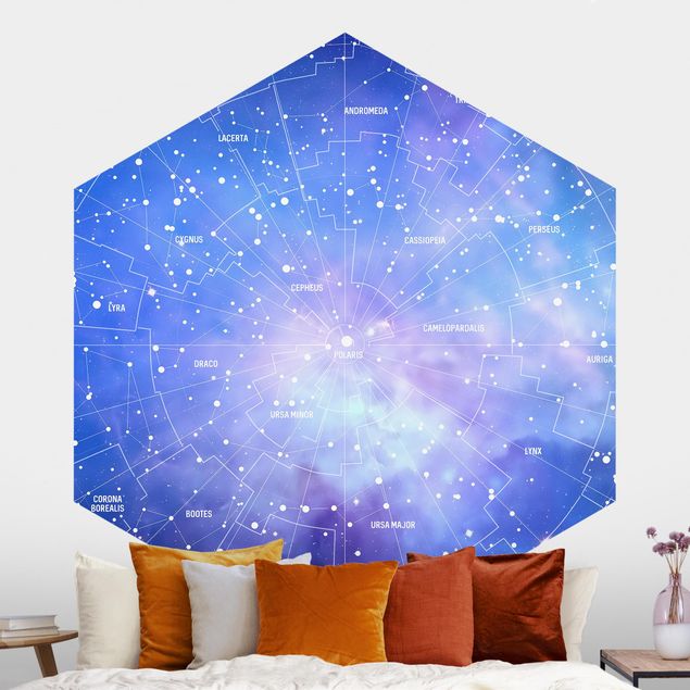 decoraçoes cozinha Stelar Constellation Star Chart