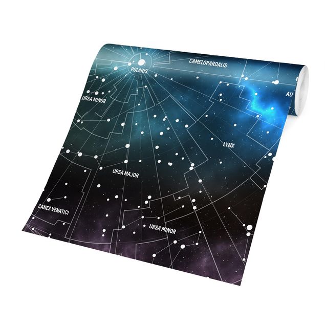 paisagens naturais papel de parede Stellar Constellation Map Galactic Nebula