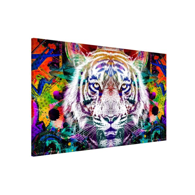 Quadros tigres Street Art Tiger