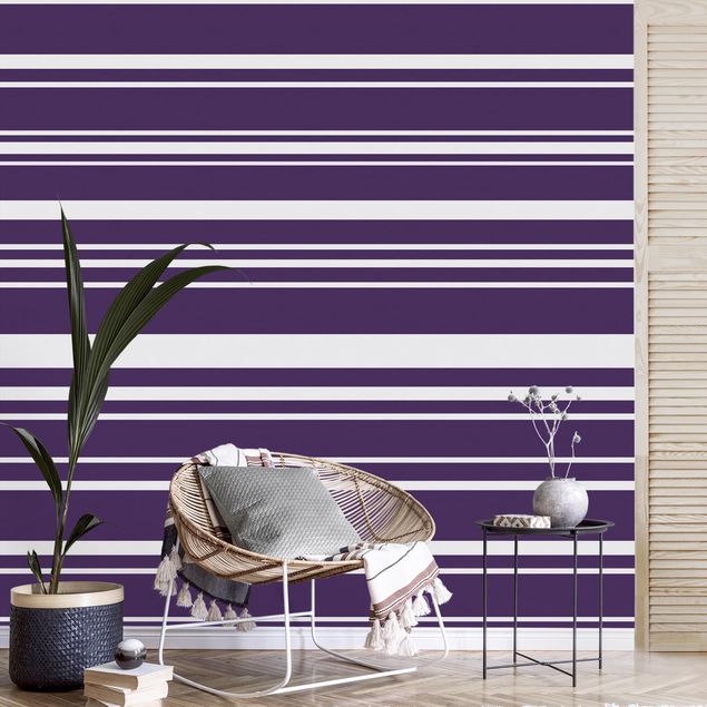 decoraçoes cozinha Stripes On Purple Backdrop