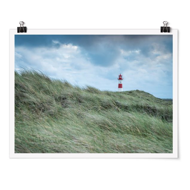 quadro decorativo mar Stormy Times At The Lighthouse