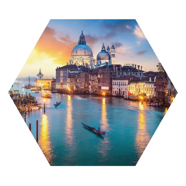 quadro decorativo mar Sunset in Venice
