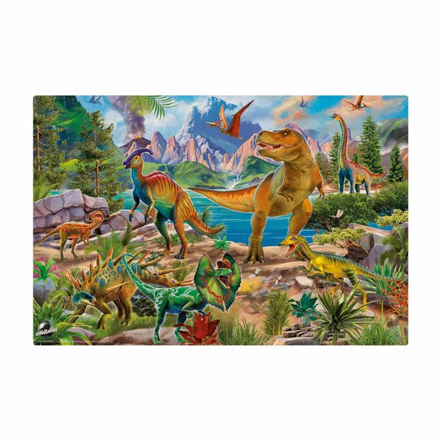 P.D. Moreno Bilder T-Rex And Parasaurolophus