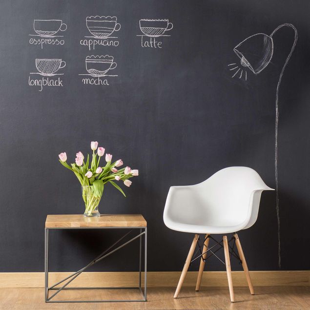 autocolante ardósia Living Room - DIY Chalkboard Wallpaper