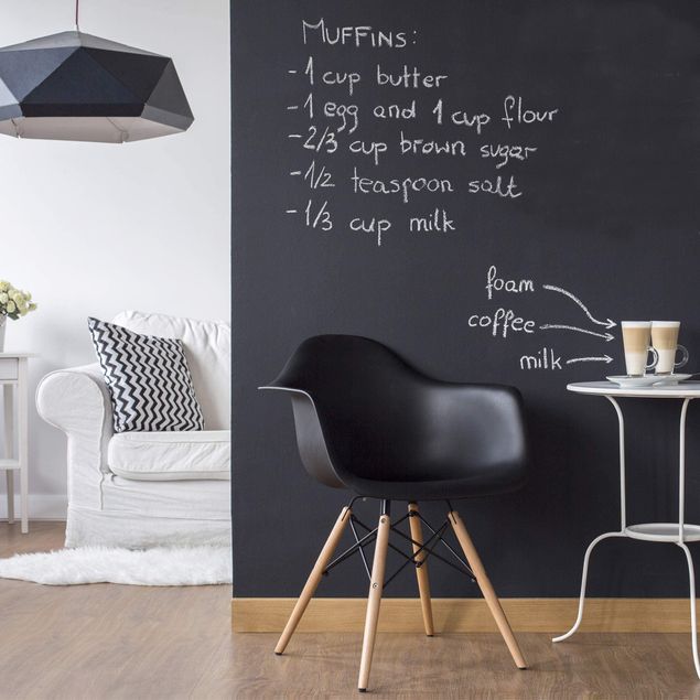 Películas autocolantes padrões Living Room - DIY Chalkboard Wallpaper