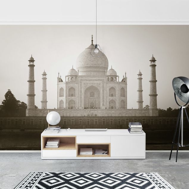 Papel de parede bege Taj Mahal