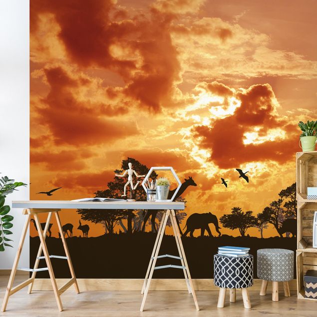 decoraçao para parede de cozinha Tanzania Sunset