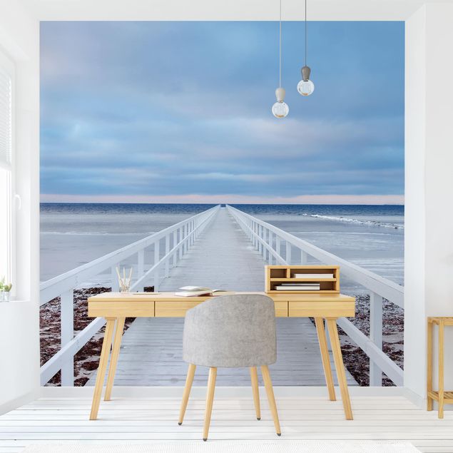 decoraçao para parede de cozinha Bridge In Sweden