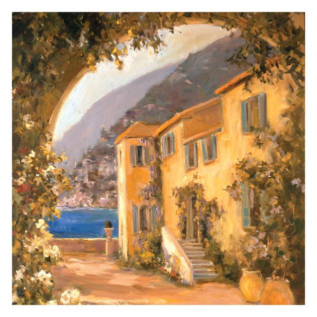 Mural de parede Italian Countryside - Floral Bow