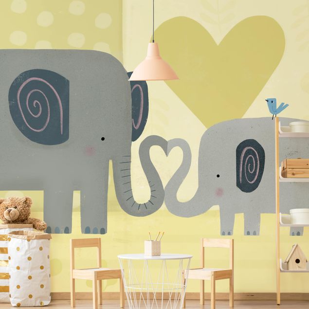 decoração para quartos infantis Mum And I - Elephants