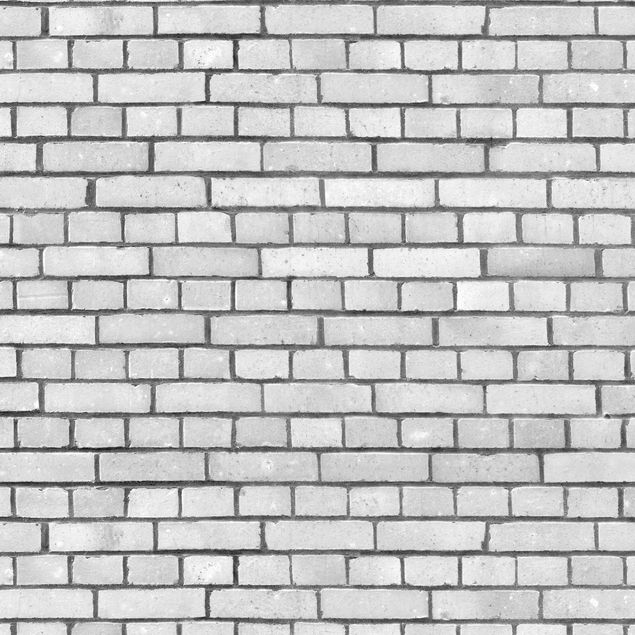 papel parede de tijolinho Brick Wall White
