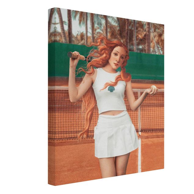 Telas decorativas vintage Tennis Venus